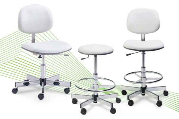 cleanroom esd stool