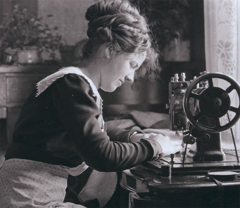 history of sewing